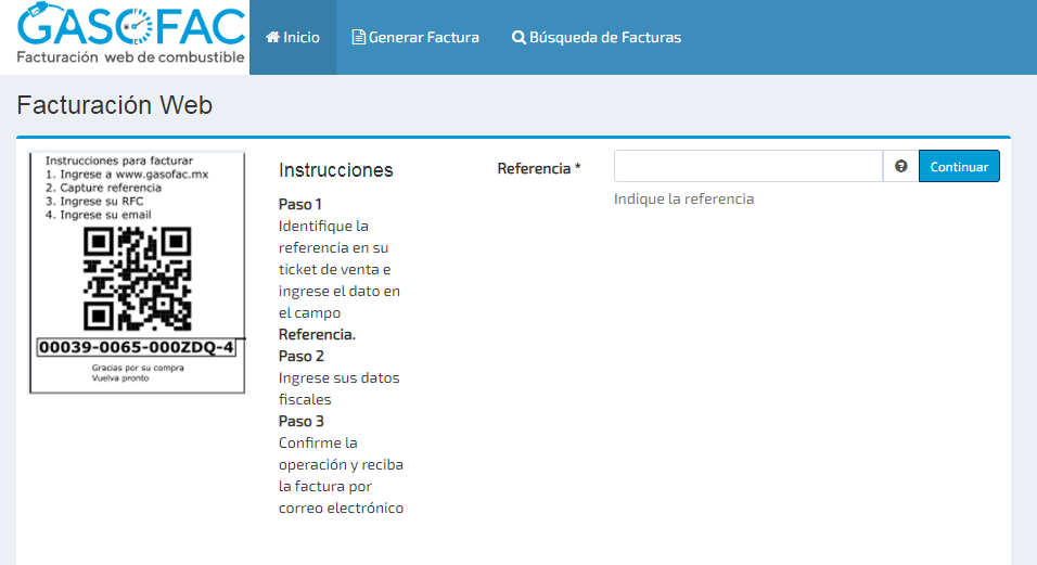 gasofac facturación