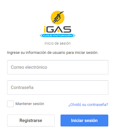 facturación de IGas Fac