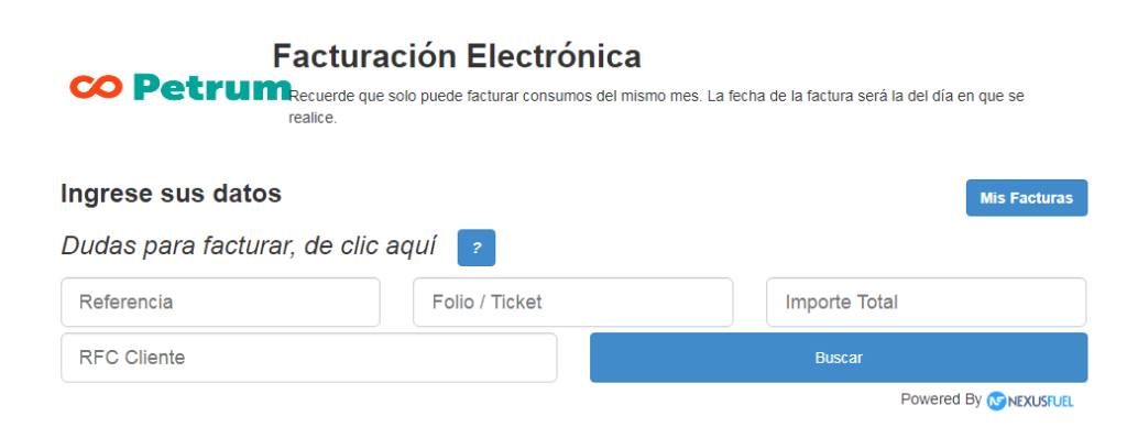 facturación de Petrum