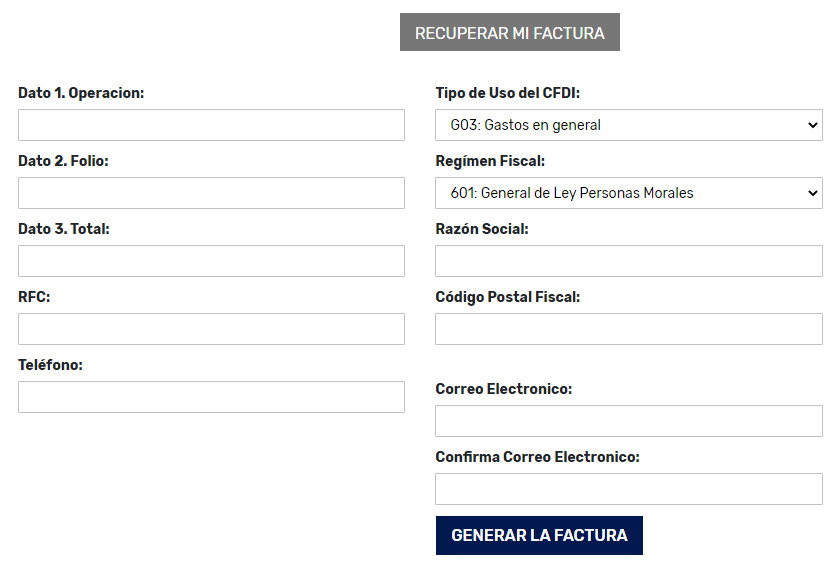 Adosa facturación